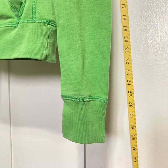 ABERCROMBIE and FITCH Green Pullover Sweatshirt Hoodie Kids Youth UNISEX XL - Picture 5 of 13